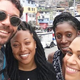 The writer, Demetria Lucas D’Oyley (second from left), with a tour guide and her friends
Demetria Lucas D’oyley